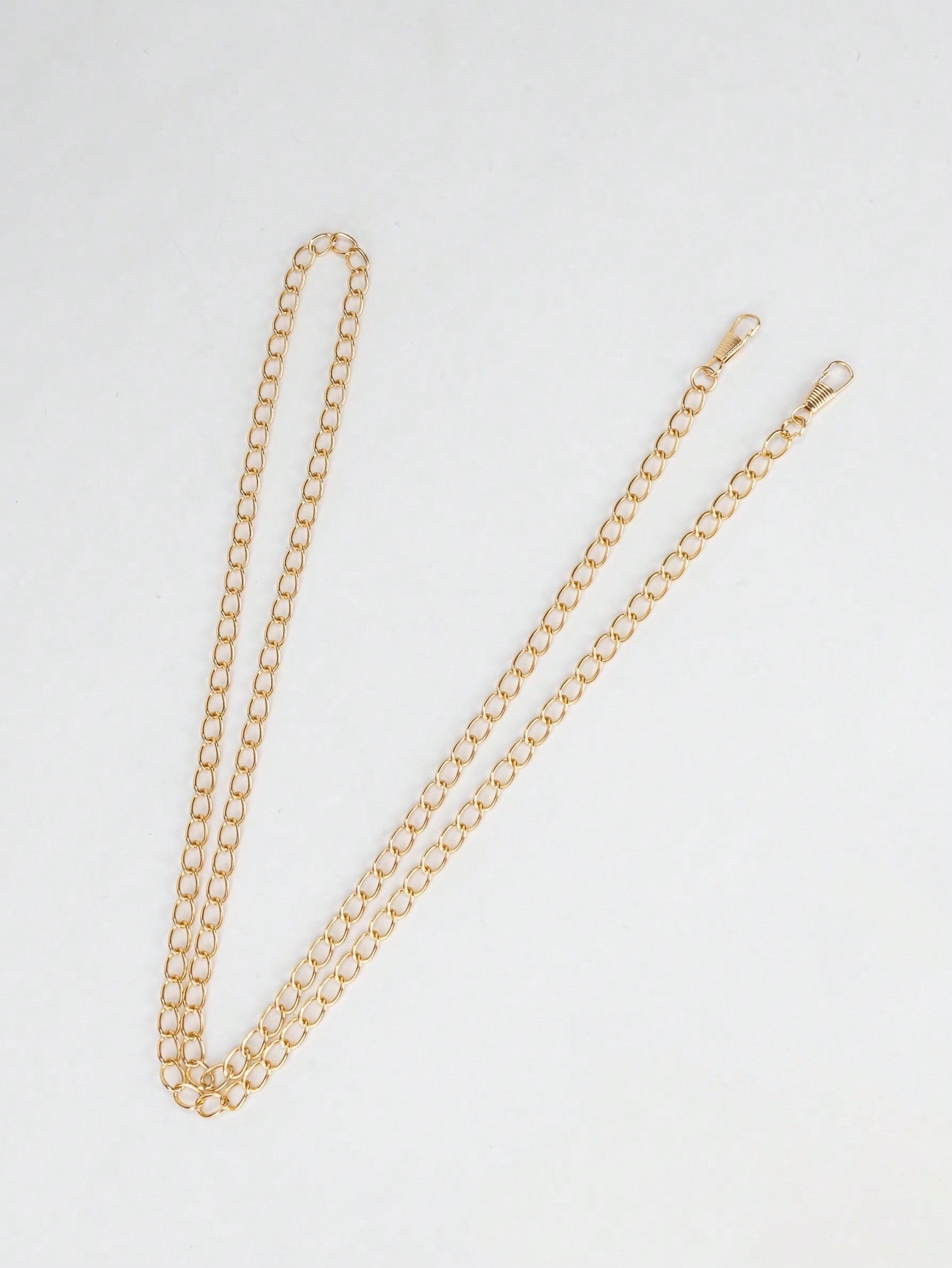 Gold chain bag strap