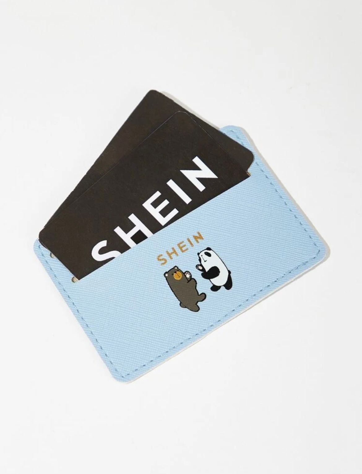 Panda Print Card Case