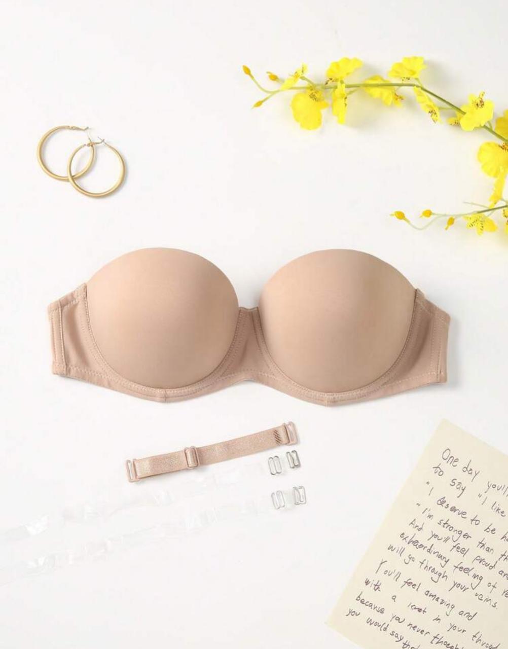 Short Underwire Bra With Detachable Strap