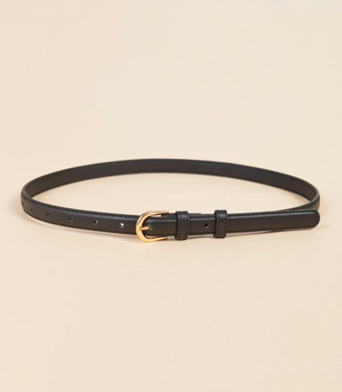 Fashionable Solid Skinny Belt