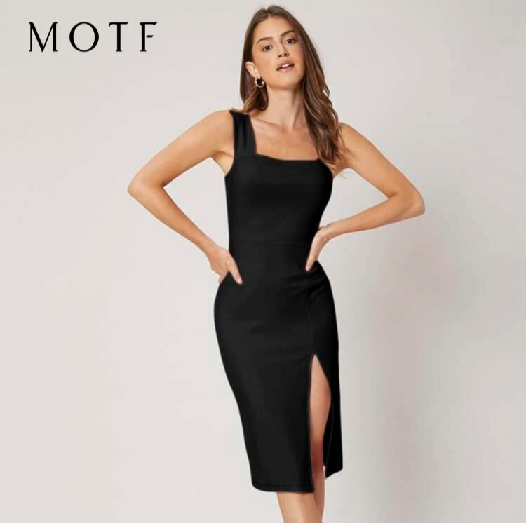 motf premium slit dress