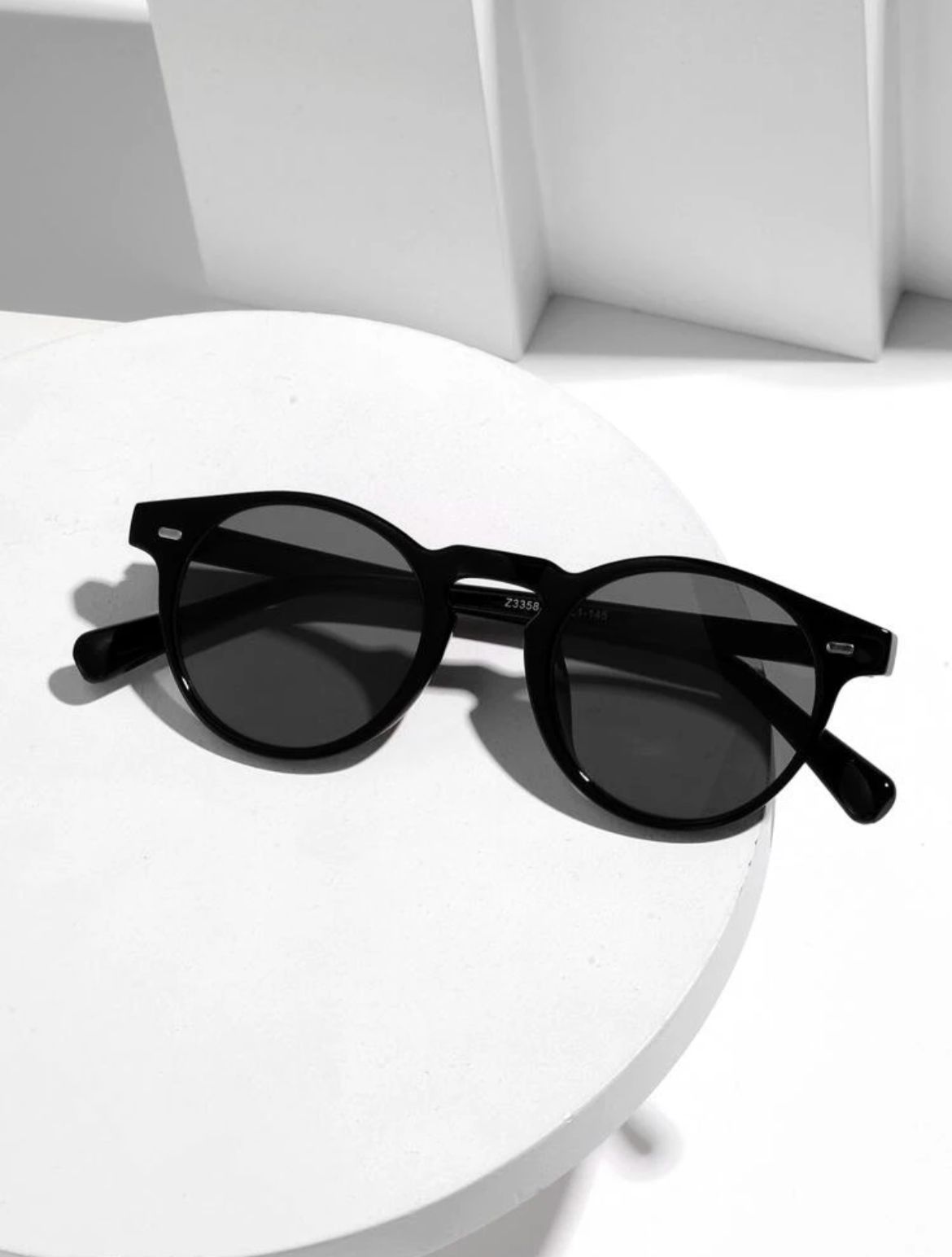 Small Frame Round Geek Eyeglasses