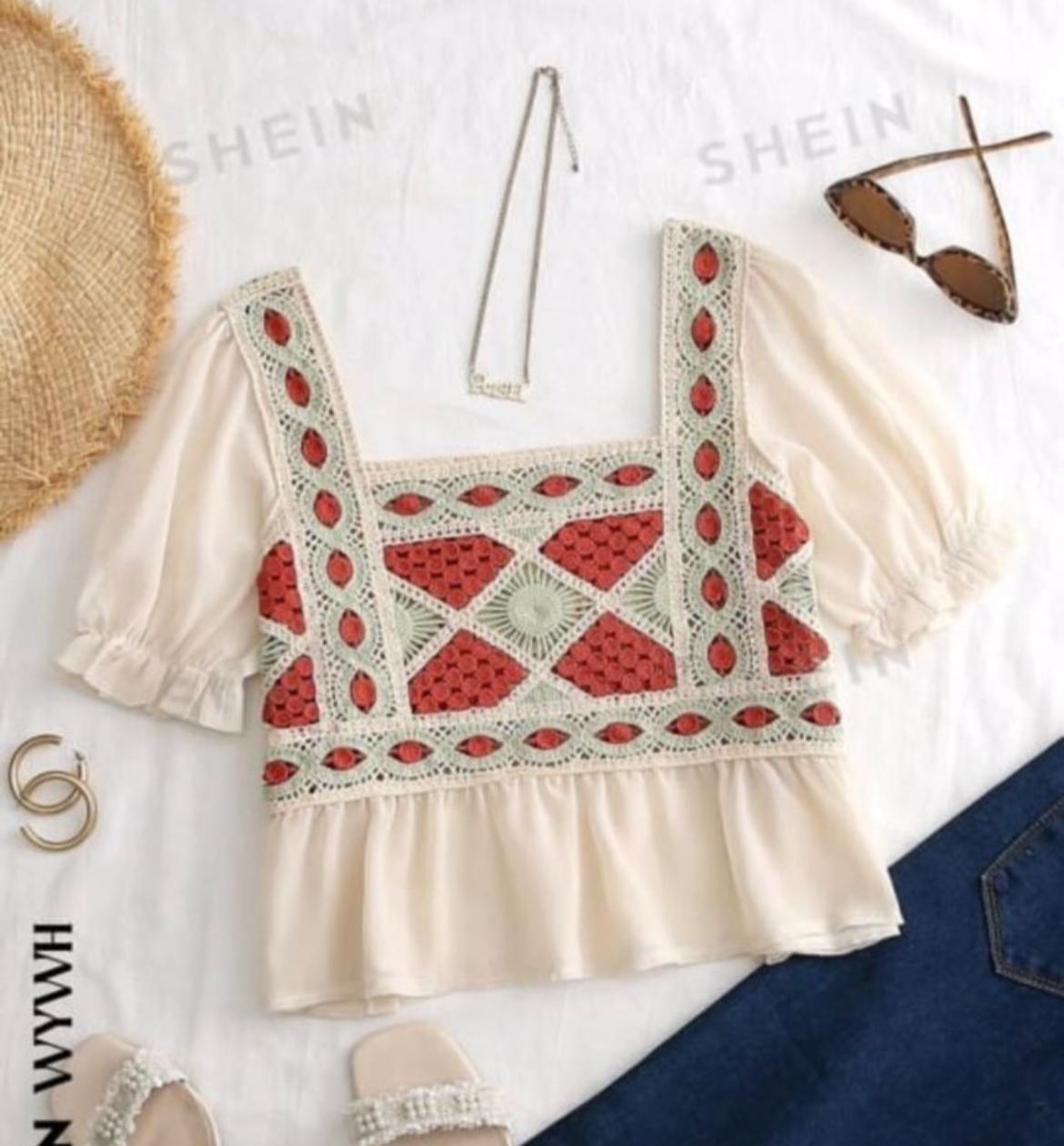 Puff Sleeve Square Neck