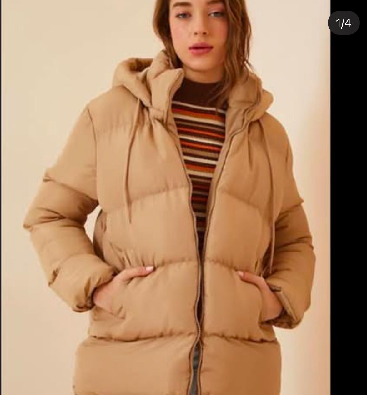 hooded long coat