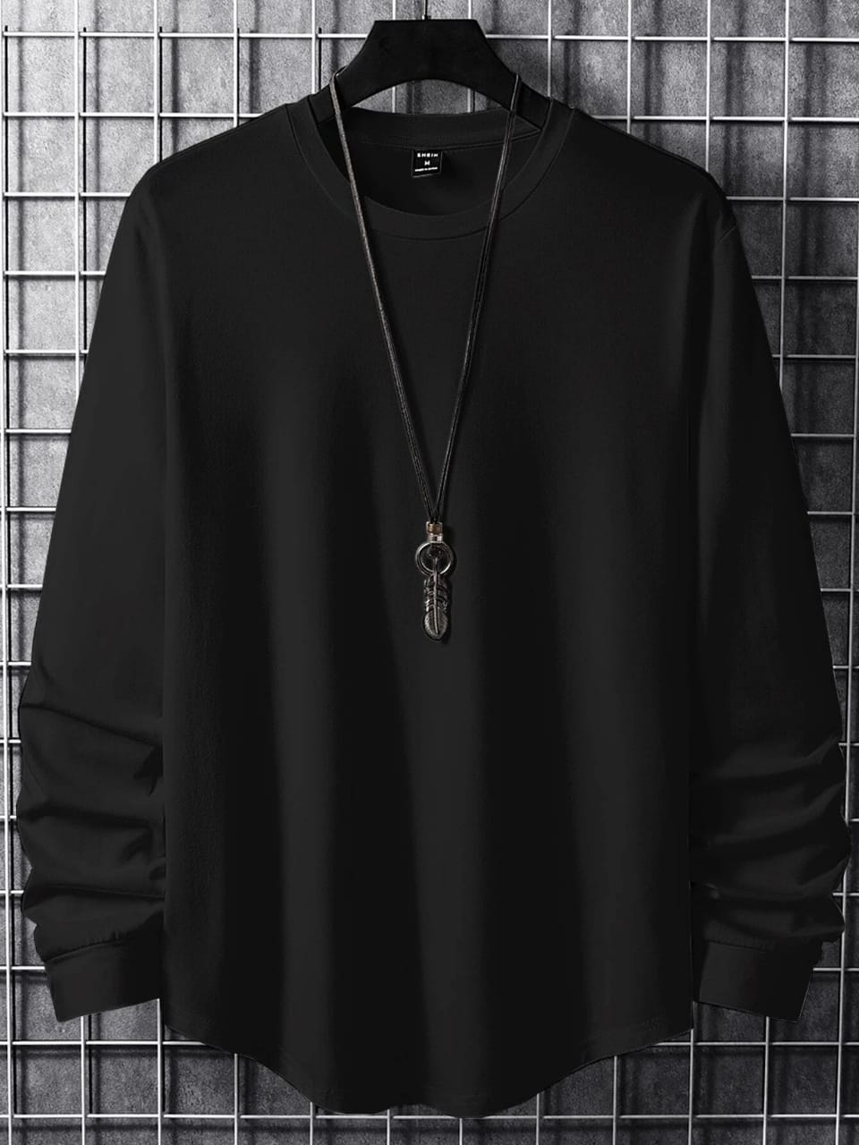 Men Sweater Without Necklace
