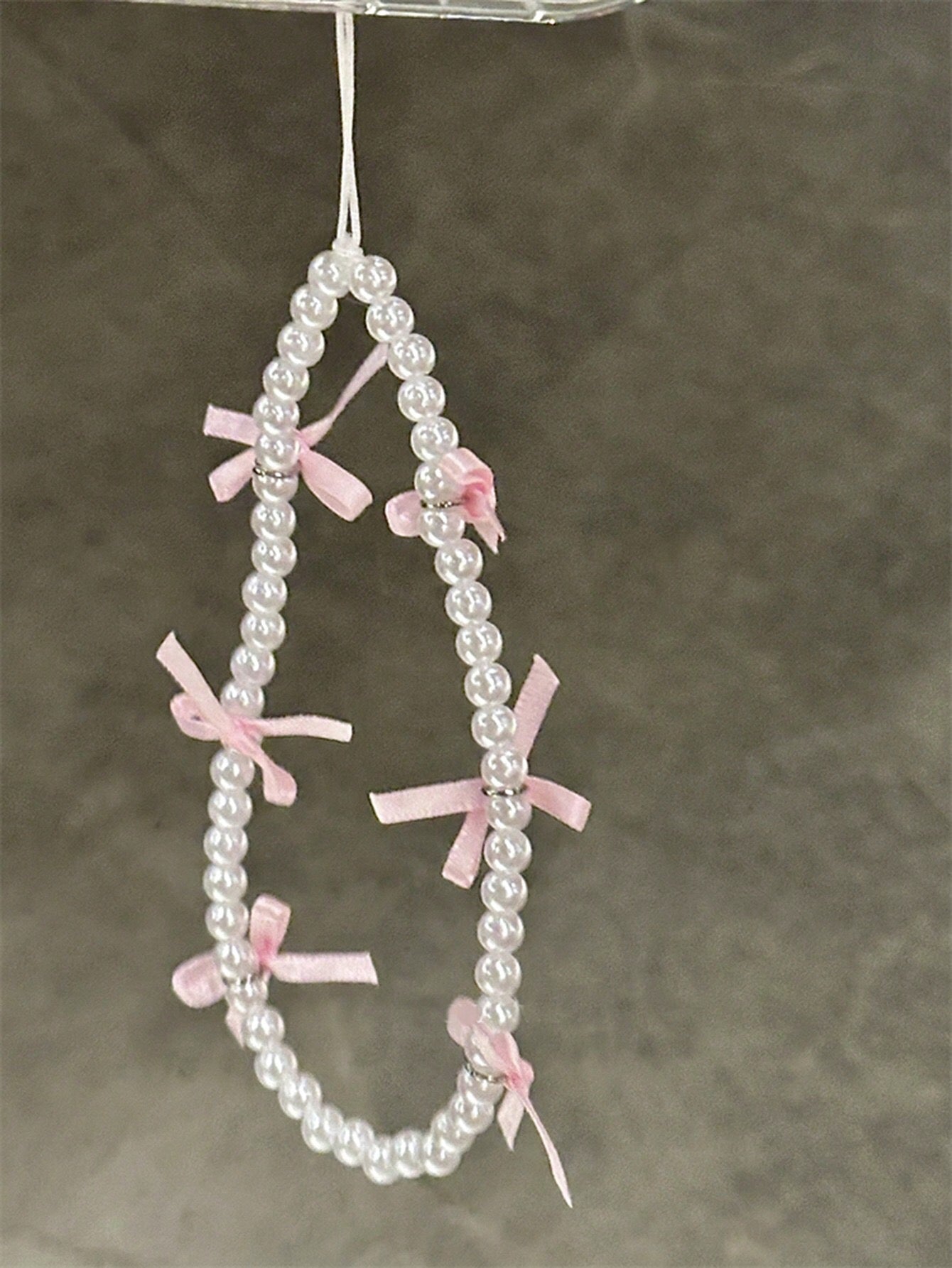 Cute fruit flower beaded summer fresh bracelet lanyard phone chain