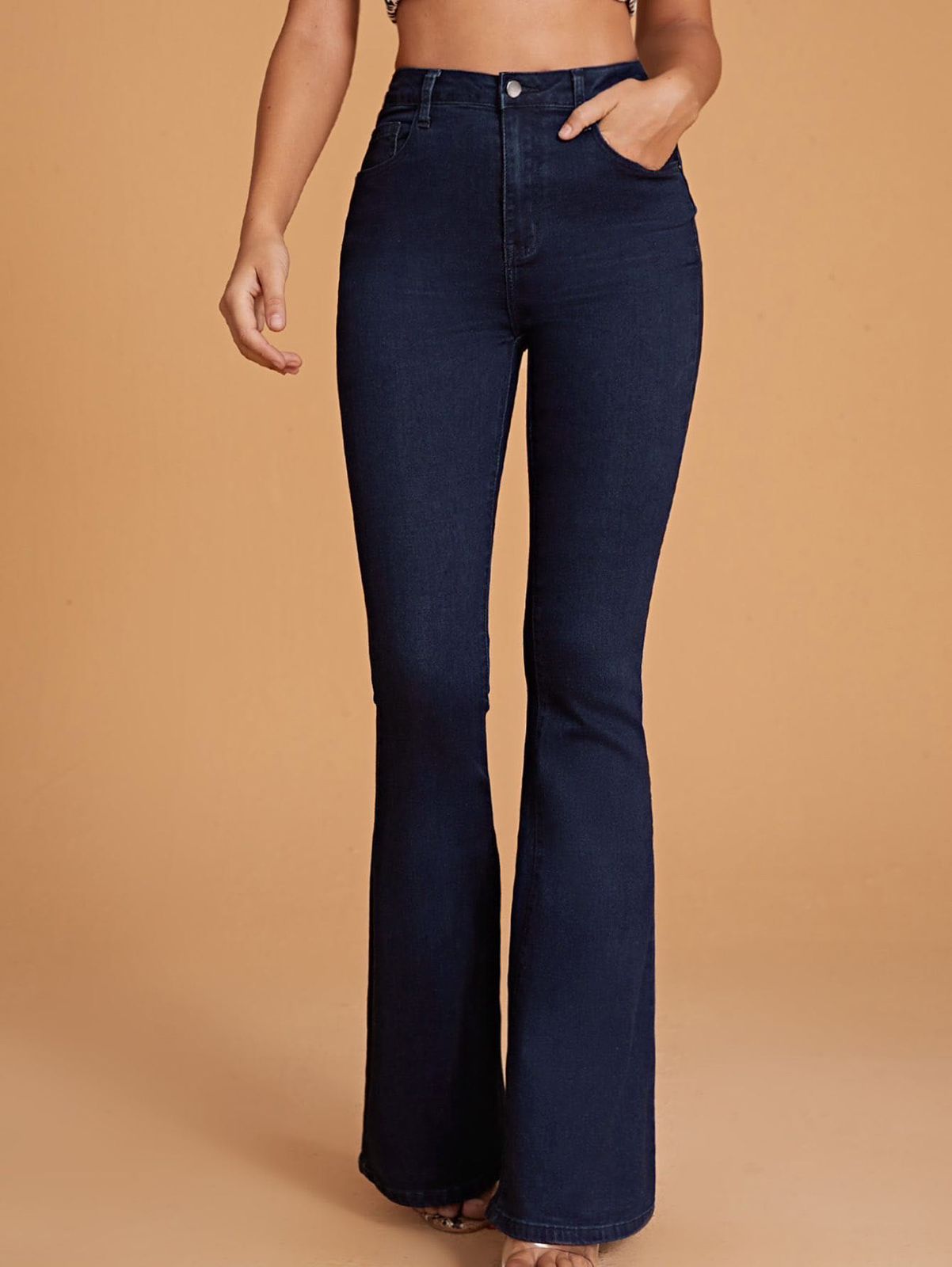 Essnce high waist flare leg jeans