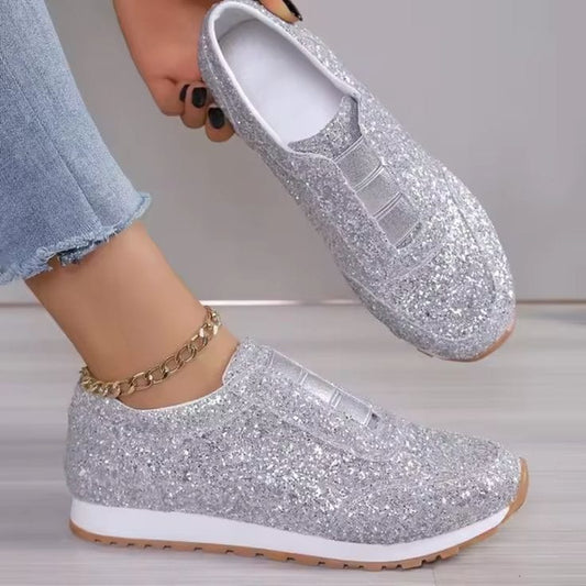 Silver shoes
