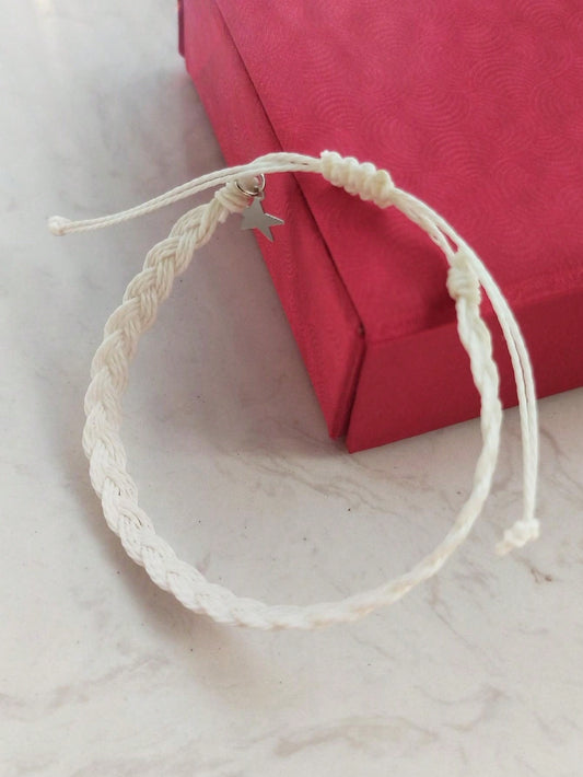 Handmade braided bracelet