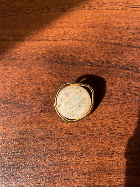 faux pearl decor diy sewing button