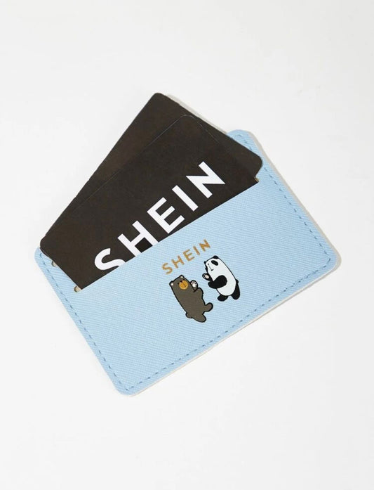 Panda Print Card Case