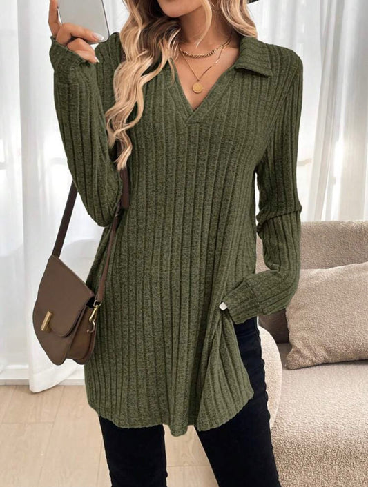 Long Sleeve Top Long T-Shirt