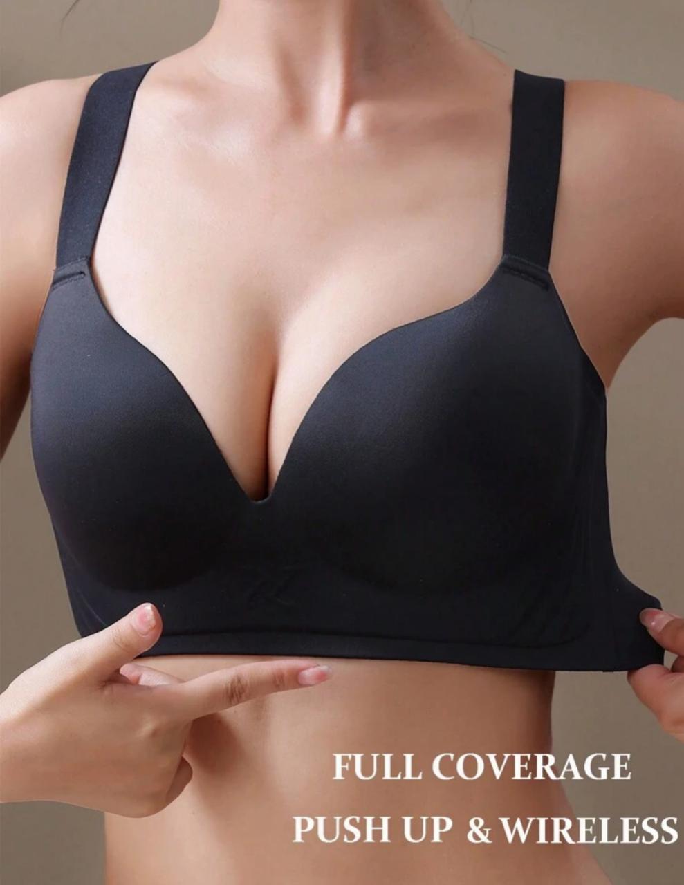 Seamless Wireless Lightweight Padded Push-Up Bra