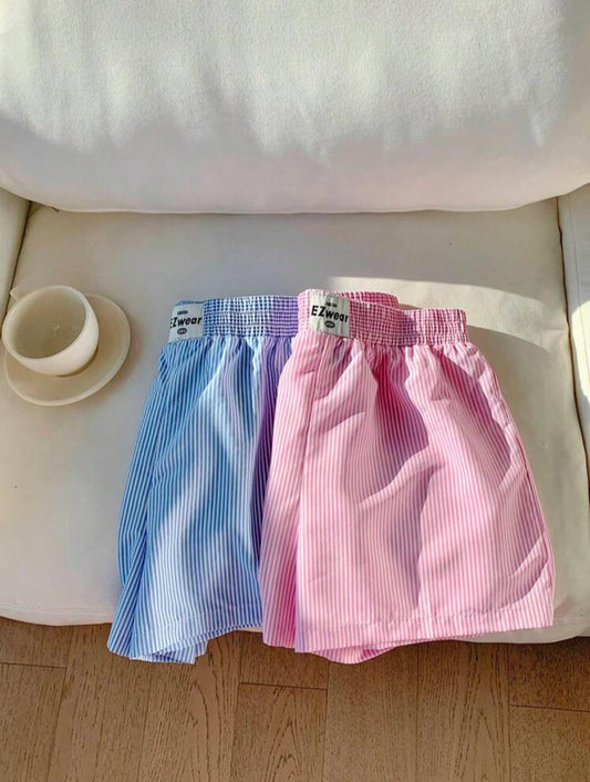 New Simple Daily Striped Shorts