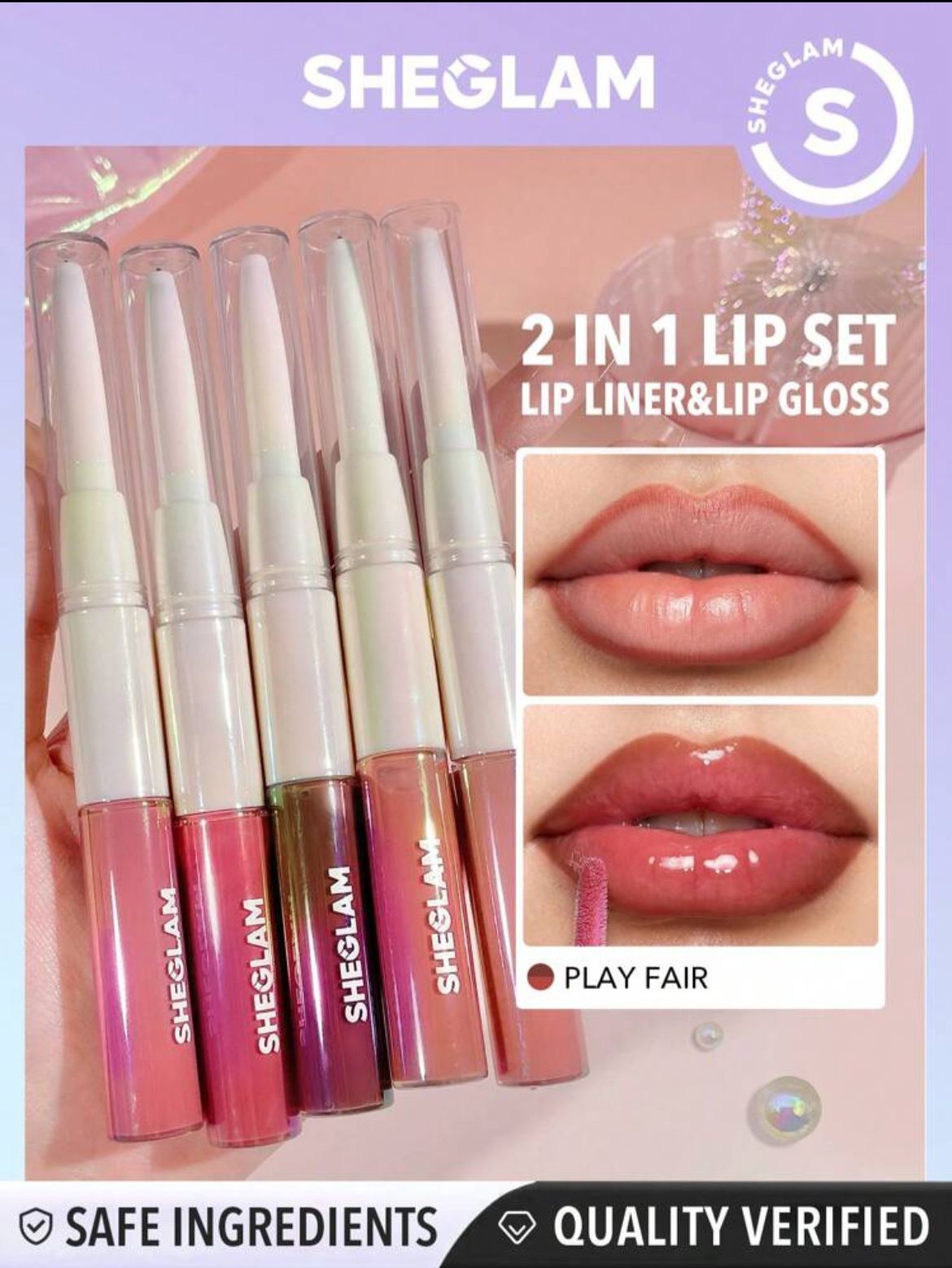 Sheglam Lip Rules Liner & Gloss Pen-Jedgey