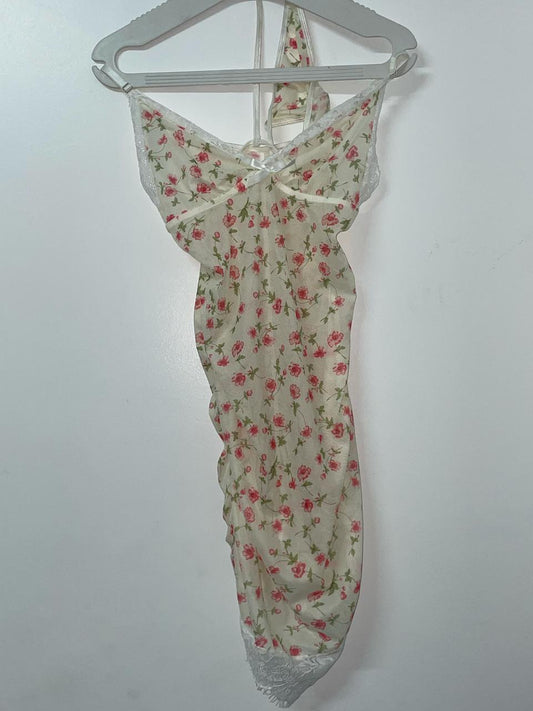 flower print lingerie