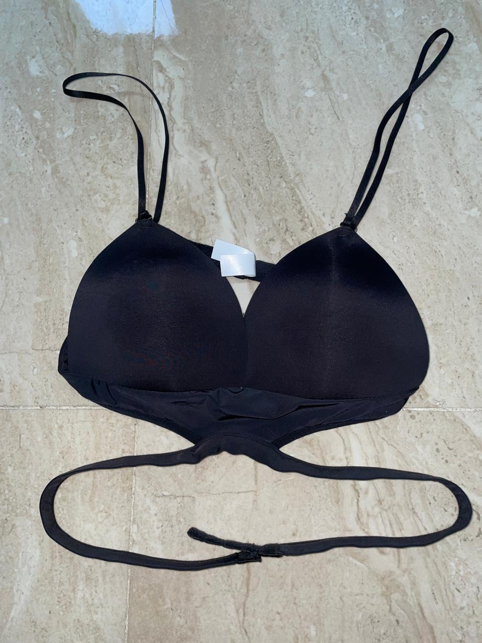 black bra