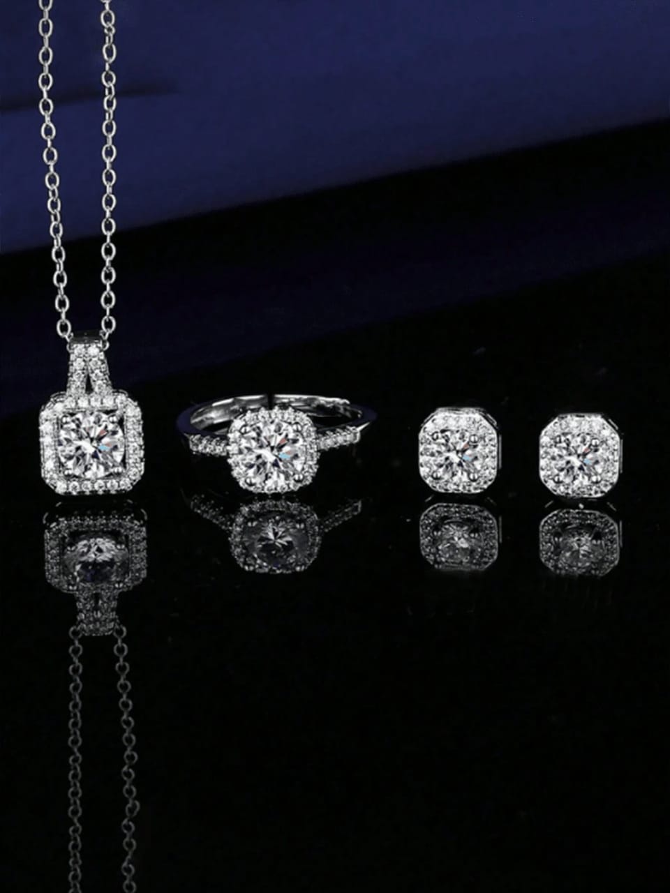 Earrings , Necklace And Ring