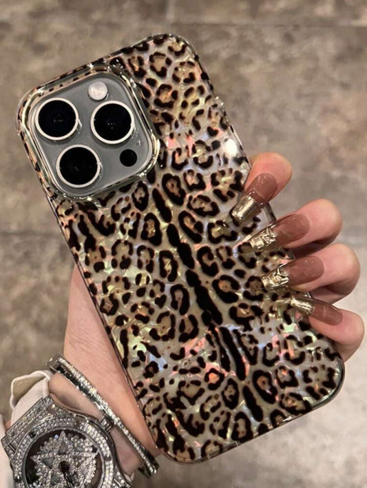 Cheetah Print Animal Luxury Leopard Print Shell Texture Phone Case